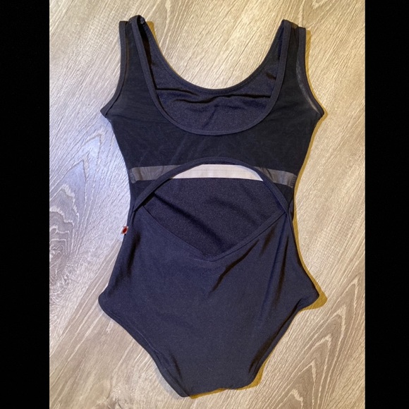 SOLD - Yumiko Leotard - Black, Veronique Mesh
Women’s XS - Picture 1 of 3